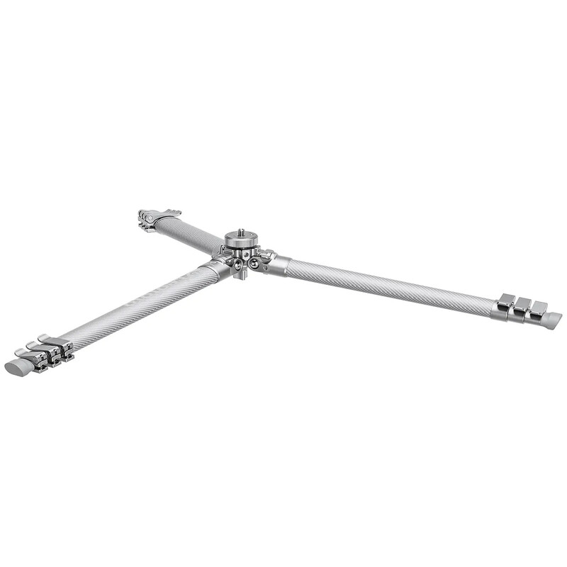 Leofoto Carbon tripod AZ-204C+LH-30R Azure Full Silver