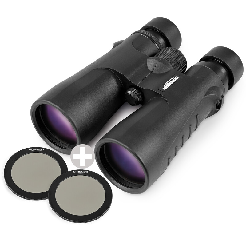 Omegon Binoculars Blackstar 2.0 10x50 + 2 solar filters