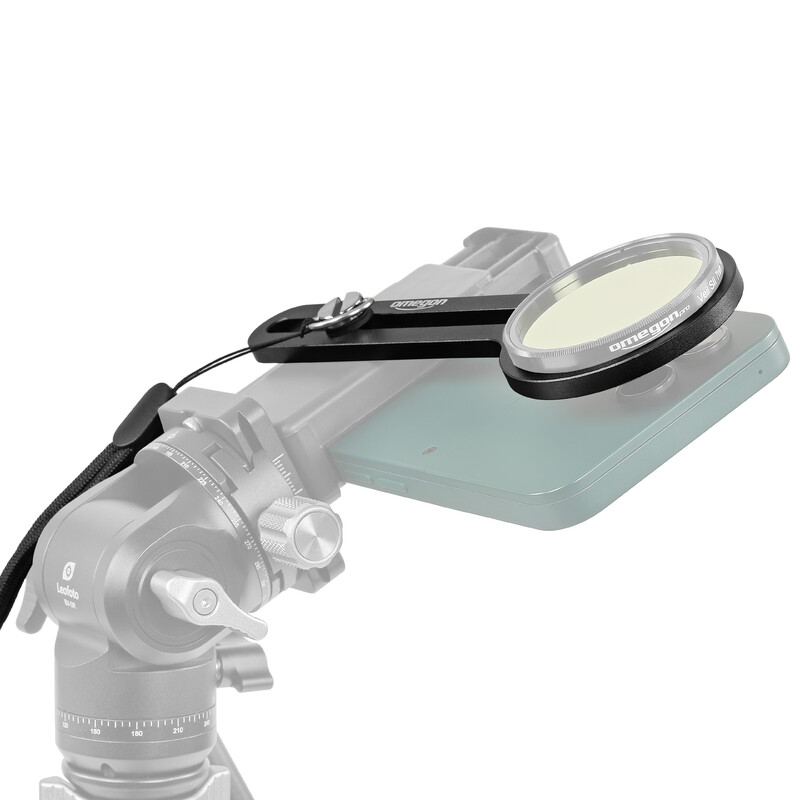 Omegon Solar Filters Deluxe Smartphone filter holder with clamp