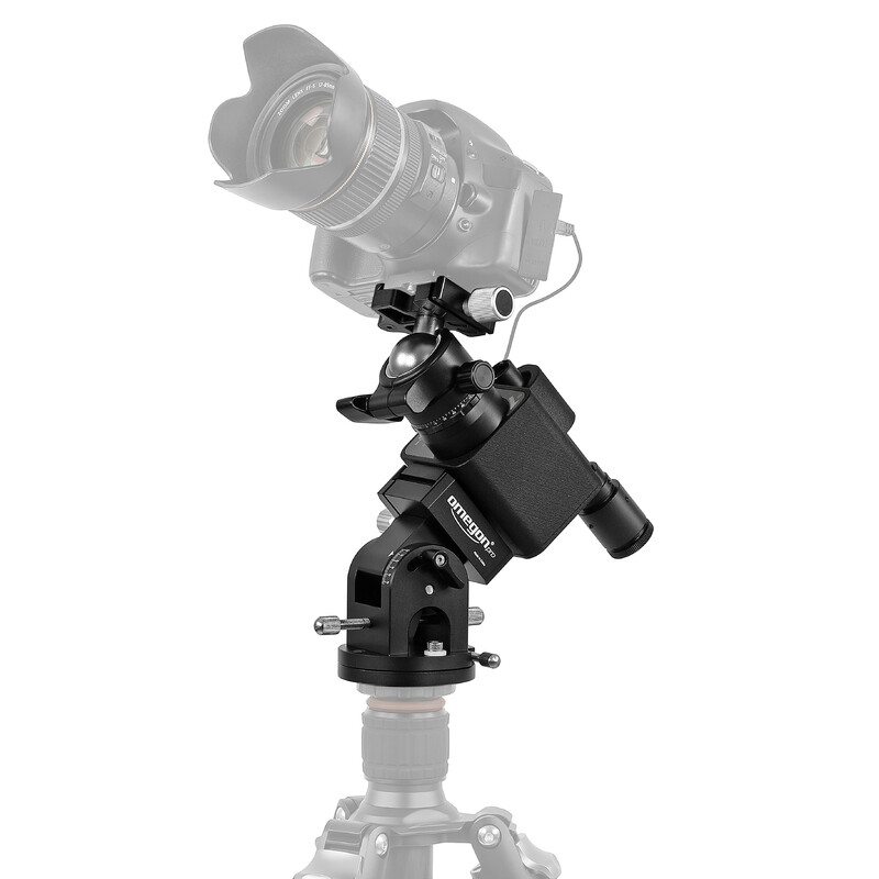Omegon Mount Segugio Tracker Set with ballhead, deluxe polar wedge and pole finder