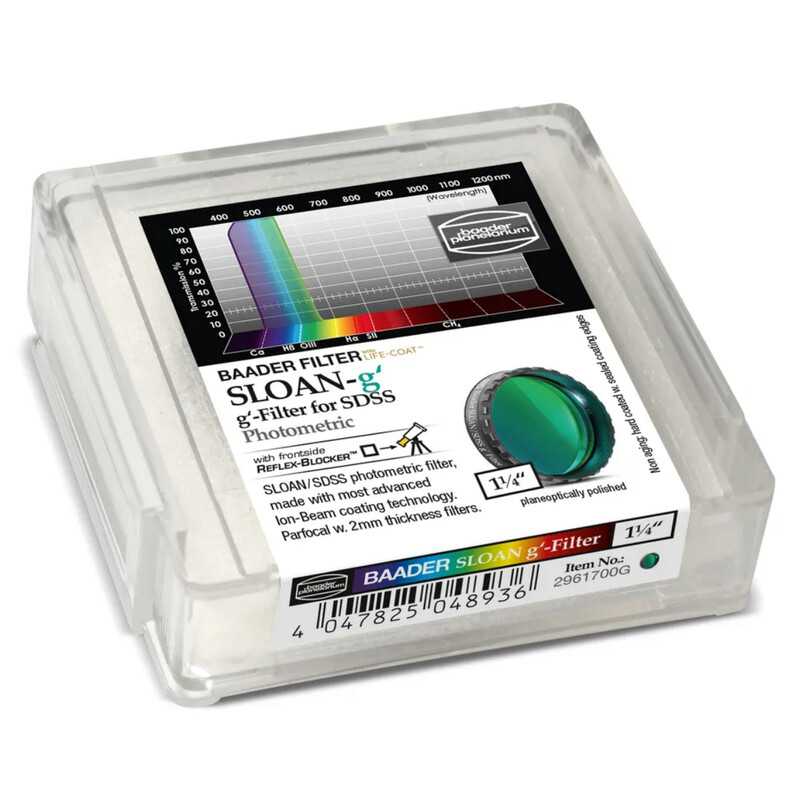 Baader Filters SLOAN/SDSS g' Photometric 1.25"