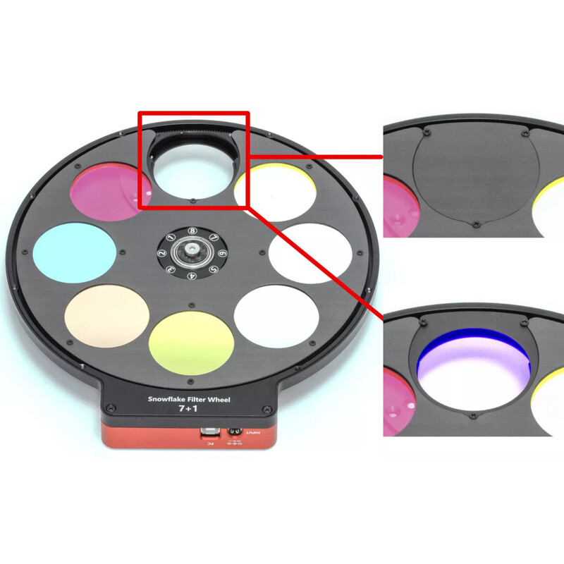 Wanderer Astro Filter wheel Snowflake 7+1 50mm