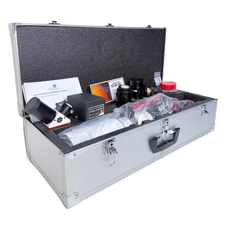 Lunt Solar Systems Solar telescope ST 100/700 LS100MT Ha / B1800 PT DS Premium PLUS Kit