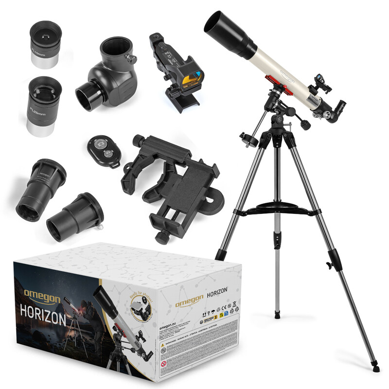 Omegon Telescope Teleskop Horizon AC 70/700 EQ Neo