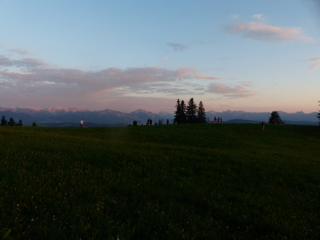 Mondfinsternis auf dem Auerberg