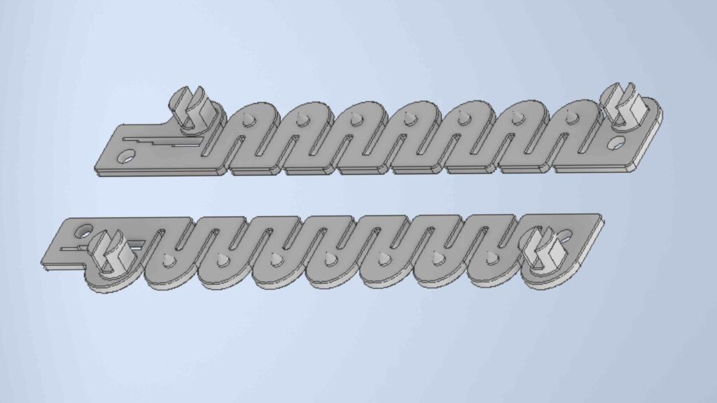 Holder für die Mund- und Nasenmaske aus dem 3D-Drucker